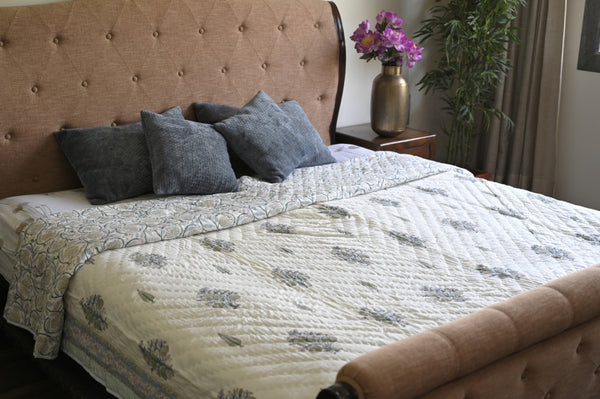 Cotton Quilt - Reversible Single and Double Bed